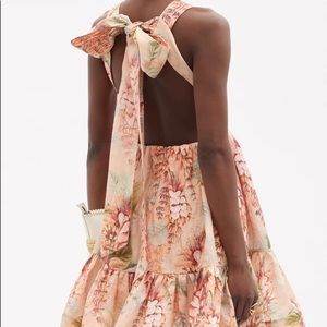 Zimmermann Candescent Linen Mini Dress